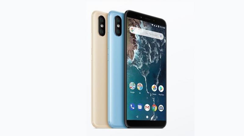 The Mi A2 and Mi A2 Lite will be available in three colour variants — Black, Blue, and Gold.