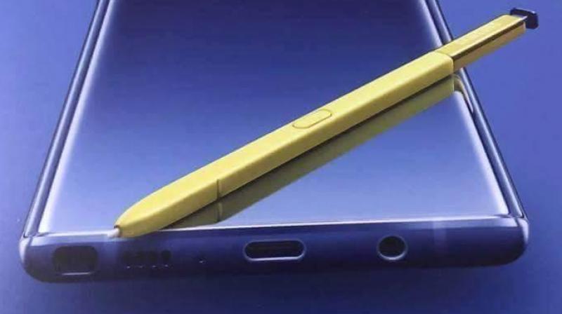 Galaxy Note 9 med avancerad S Pen läckte i officiell affisch