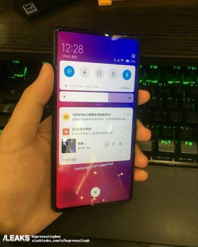 Xiaomi Mi MIX 3 läckte