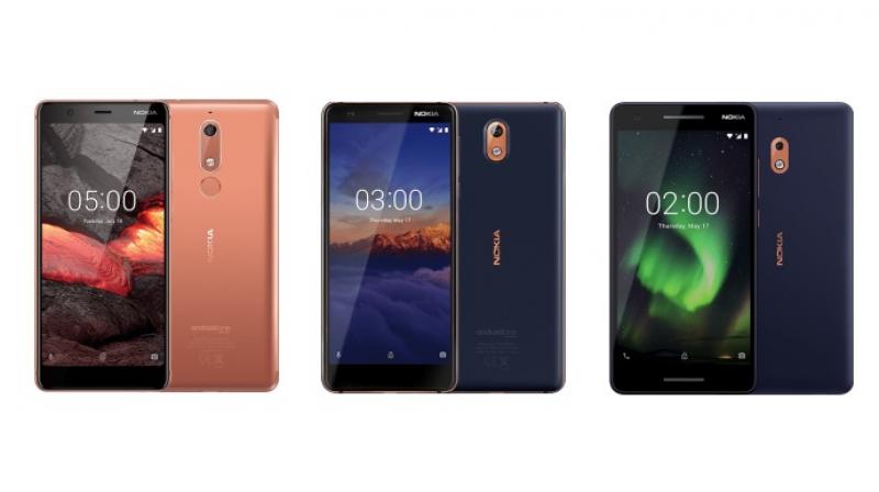 HMD Global lanserar en trio av nya Nokia-telefoner i mellanklassen