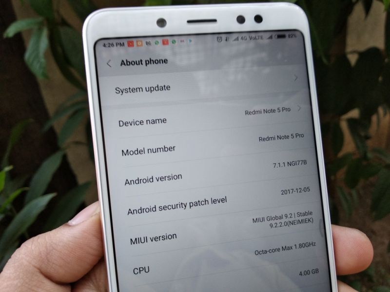 Xiaomi Redmi Note 5  Pro