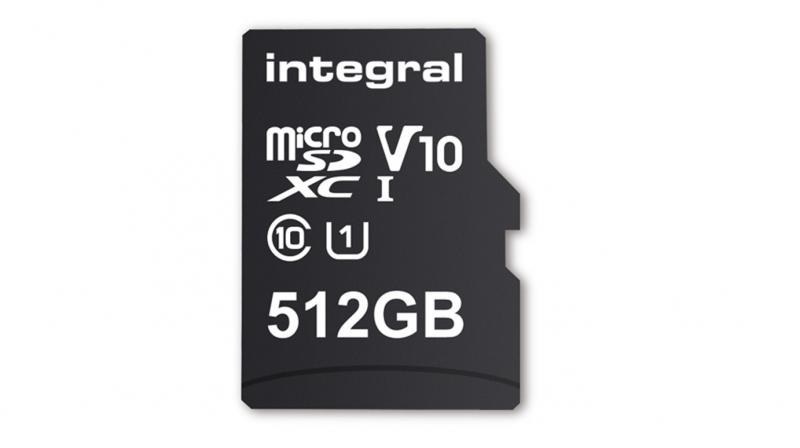 Integrerad för att leverera 512 GB microSD-kort i februari