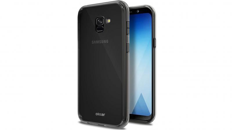 The Galaxy A5 2017 looks extremely familiar to the Galaxy S8, sans the curved edges.
