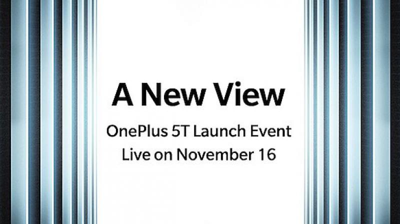 OnePlus 5T bekräftas lanseras den 16 november