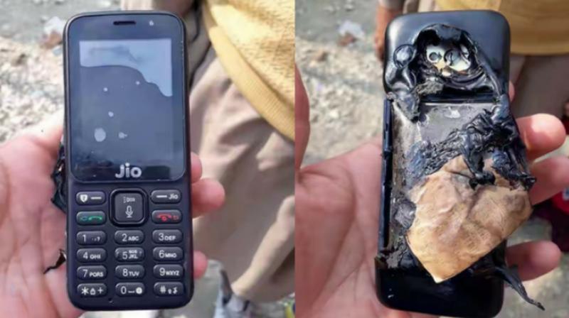 Jio-telefonen exploderar, företaget hävdar skada orsakad avsiktligt