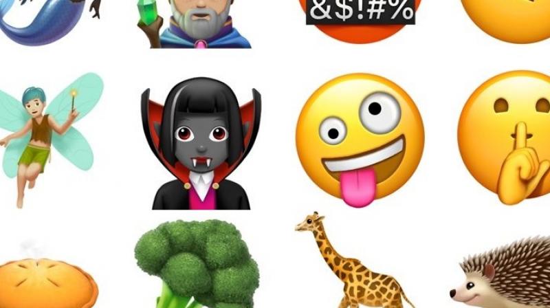 Note that these emojis are part of Unicode 10, which was unveiled in June 2017.