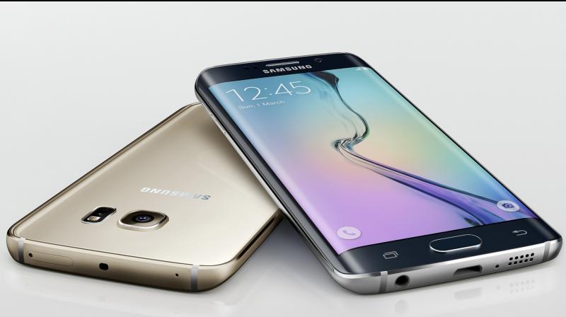 Samsung Galaxy S7 fattade eld under laddning