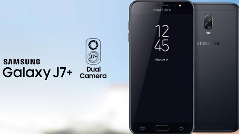 Samsung Galaxy J7+ avslöjar dubbla kamera, ansiktsigenkänning och Bixby-funktion
