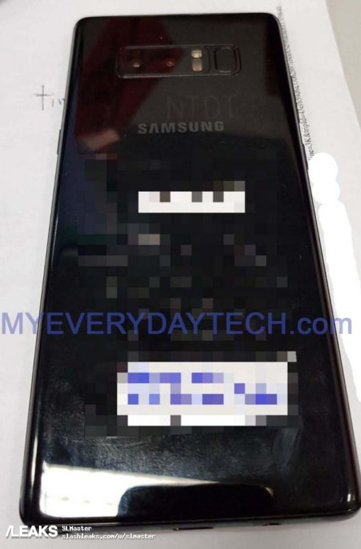 Samsung Note 8  mẫu