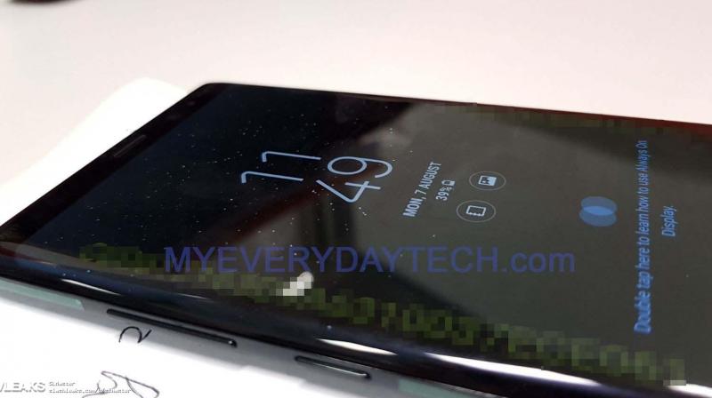 Samsung Note 8 skymtar världen innan den avslöjar