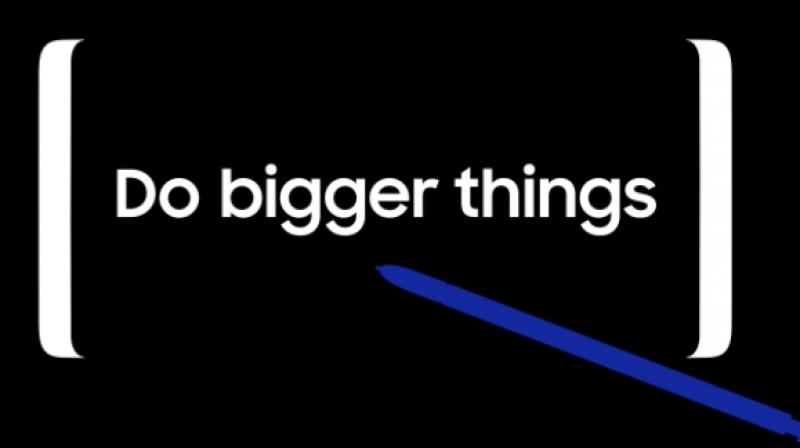 Samsung has sent out invitation to the Galaxy Note 8 launch event with a tagline: " Do bigger things"