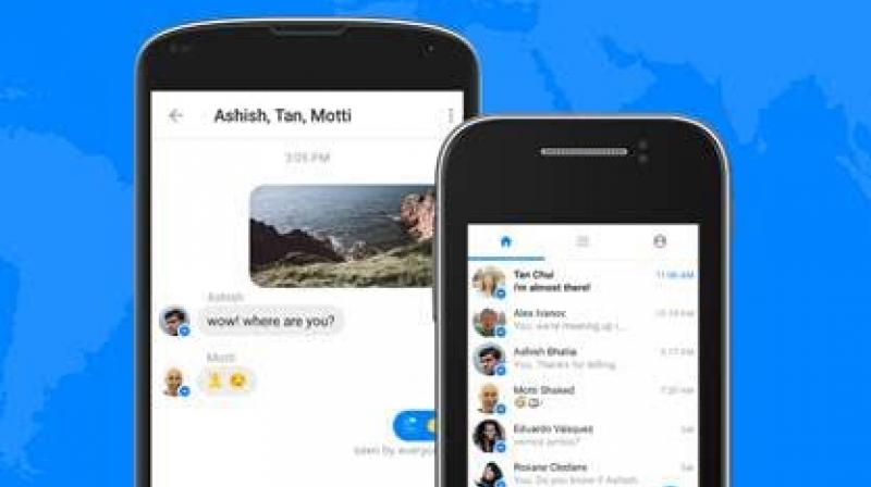 Messenger Lite offers the same basic functions as Messenger, enabling users to send and receive texts, photos, links, emojis and stickers. (Image: Facebook)