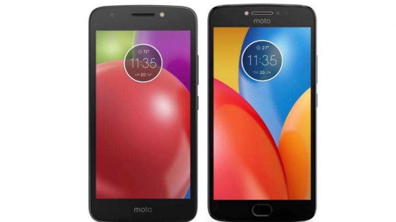 Moto E4 packs a 5-inch HD display (720 x 1280 pixel resolutions) and is powered by a 1.4GHz quad-core Qualcomm Snapdragon 425 processor. (Image: Moto E4 smartphone)