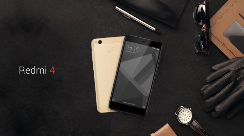Xiaomi Redmi 4 med 4, 100 mAh batteri lanseras i Indien för Rs 6 999
