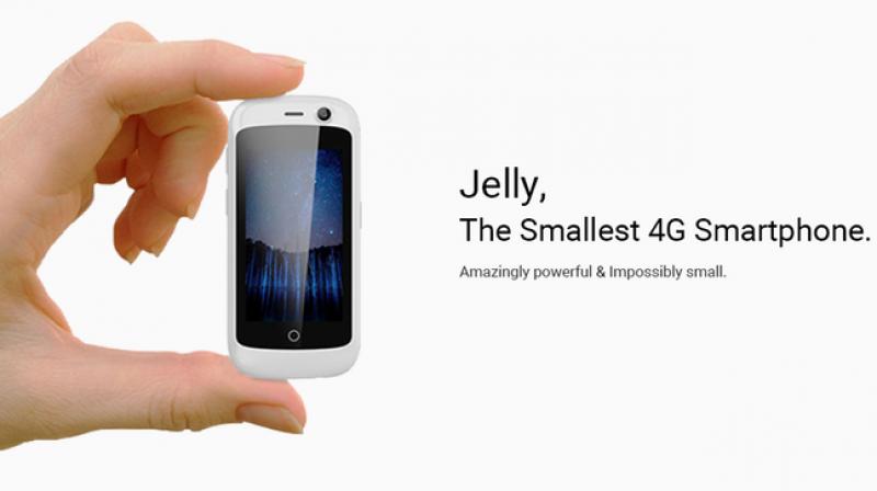 Se Jelly, världens minsta Android-telefon med Nougat