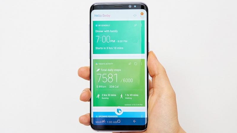Samsungs Bixby slår på Galaxy S8/S8+ röst i Korea