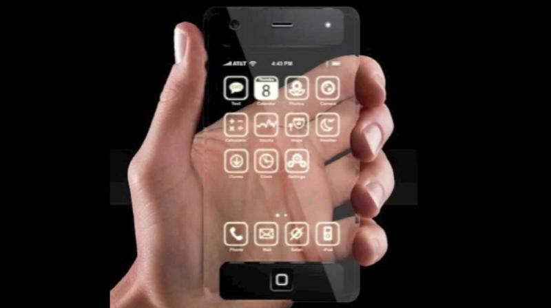 Iphone 8 skulle kunna komma med en genomskinlig skärm