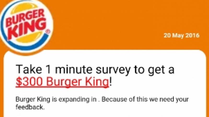 HOAX: Ännu ett WhatsApp-meddelande om Burger King-rabatt efter McDonalds