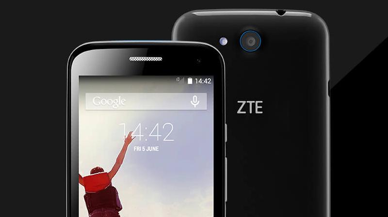 A ZTE smartphone