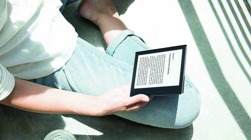 The Kindle Oasis is 20 per cent lighter and faster than its previous edition.
