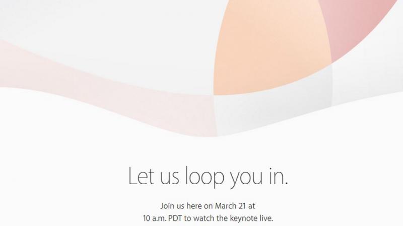 Apple invite for the March 21 event