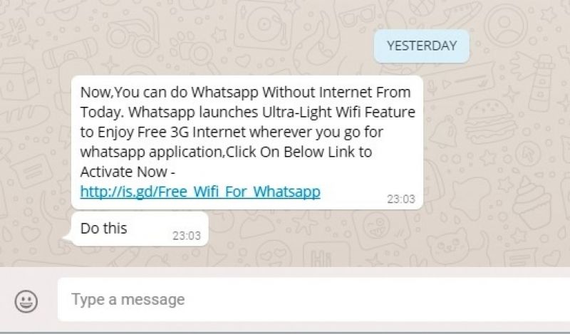 Tin nhắn lừa đảo WhatsApp