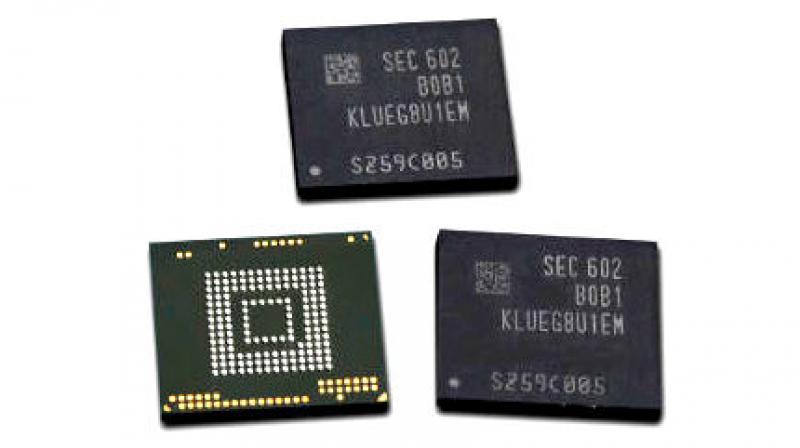 The new Samsung UFS memory satisfies needs for ultra-fast speed, large data capacity and compact chip size in high-end smartphones.