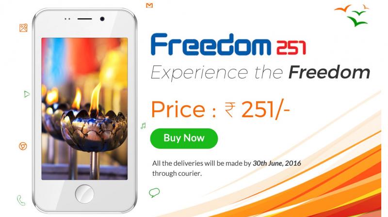 Freedom 251, en smarttelefonklon på 251 Rs, inget annat än fusk: BJP MP