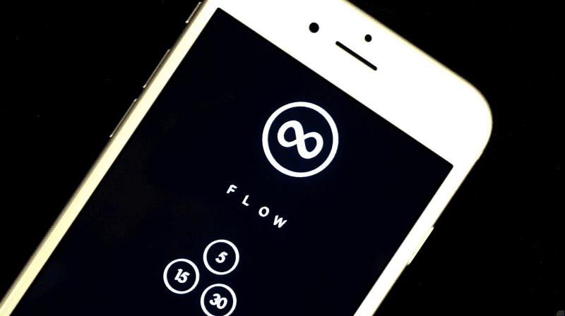 App is based on the psychology term ‘flow’, a state of mind in which you enter an  ultra-focused mode of being.