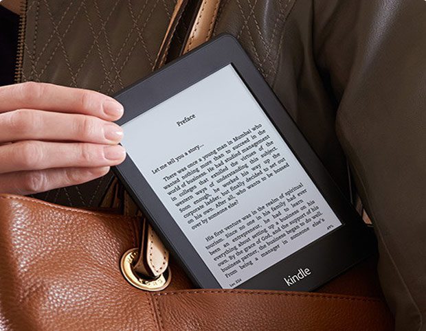 This e-reader also includes a backlight and is available with or without cellular data