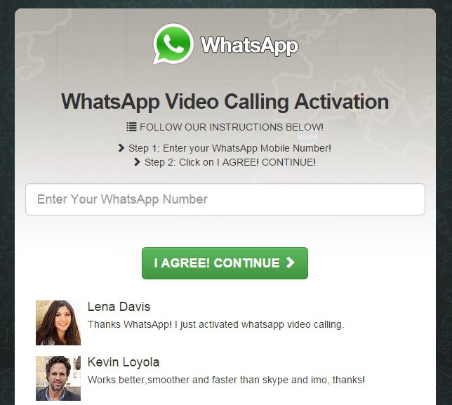 Varning!  Denna falska WhatsApp-videosamtalsinbjudan gör rundor