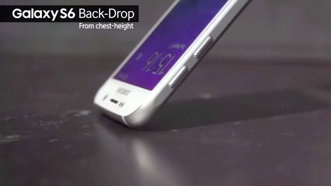 Samsung released an official drop test video of Galaxy S6 Edge