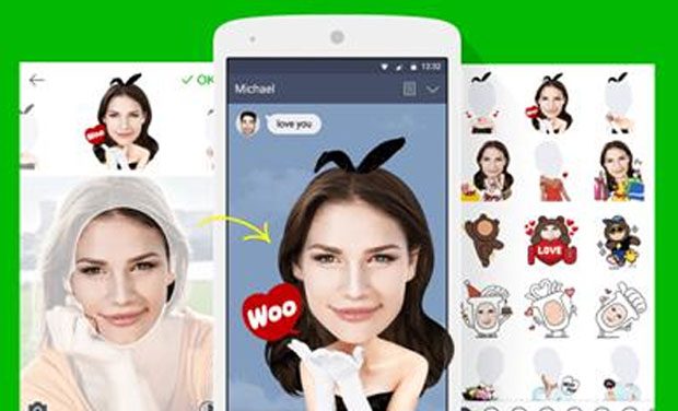 LINE lanserar app ‘ycon’ för att skapa selfiedekaler