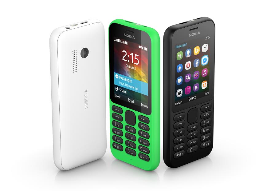Microsoft lanserar Nokia 215 i Indien
