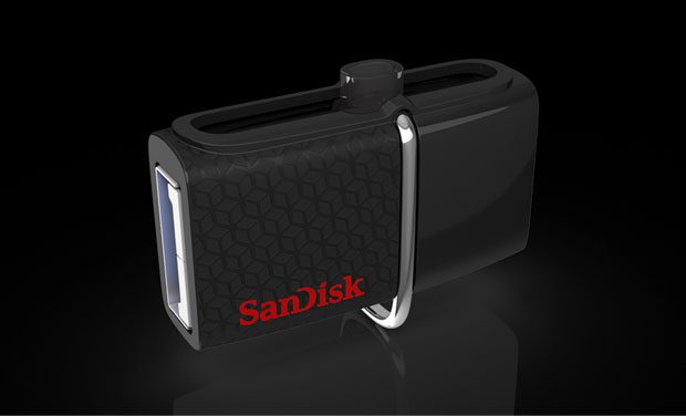 The new SanDisk Ultra Dual USB Drive 3.0 sports a slick retractable design for easy usability