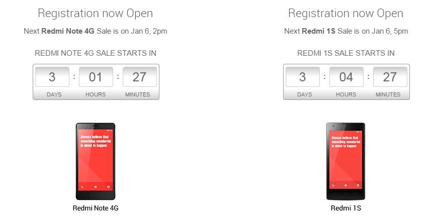 Xiaomi Redmi 1S dan Note 4G mulai dijual minggu depan 3