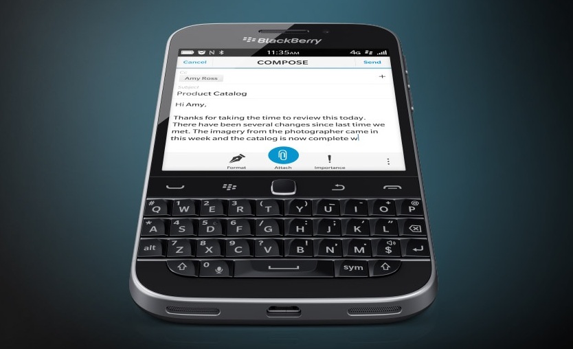 BlackBerry luncurkan smartphone klasik dengan keyboard fisik 4