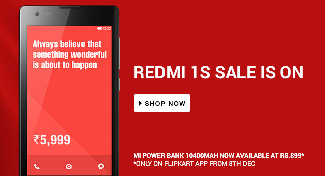 Penjualan akhir Xiaomi Redmi 1S hari ini, tidak perlu registrasi 3