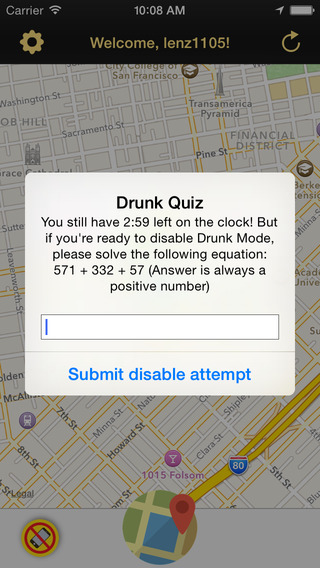 Aplikasi untuk memastikan Anda tidak mabuk saat menelepon mantan! 6