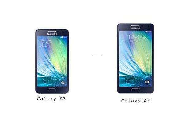 Samsung Galaxy A3 och A5 kommer troligen att lanseras i Indien den 6 januari