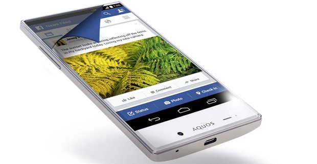 Ponsel pintar Android Sharp tanpa bingkai itu nyata dan sedang dijual 6