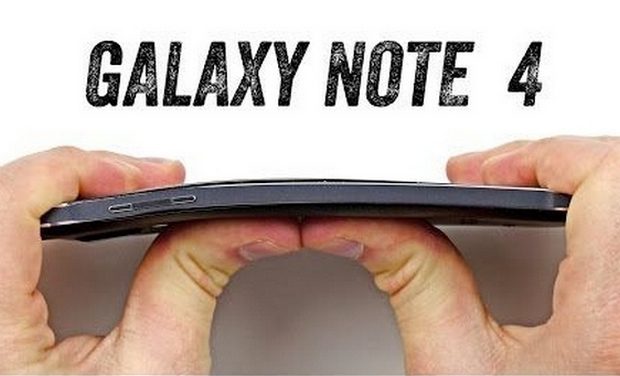 Samsung Galaxy Note 4  trở thành con mồi cho Bendgate