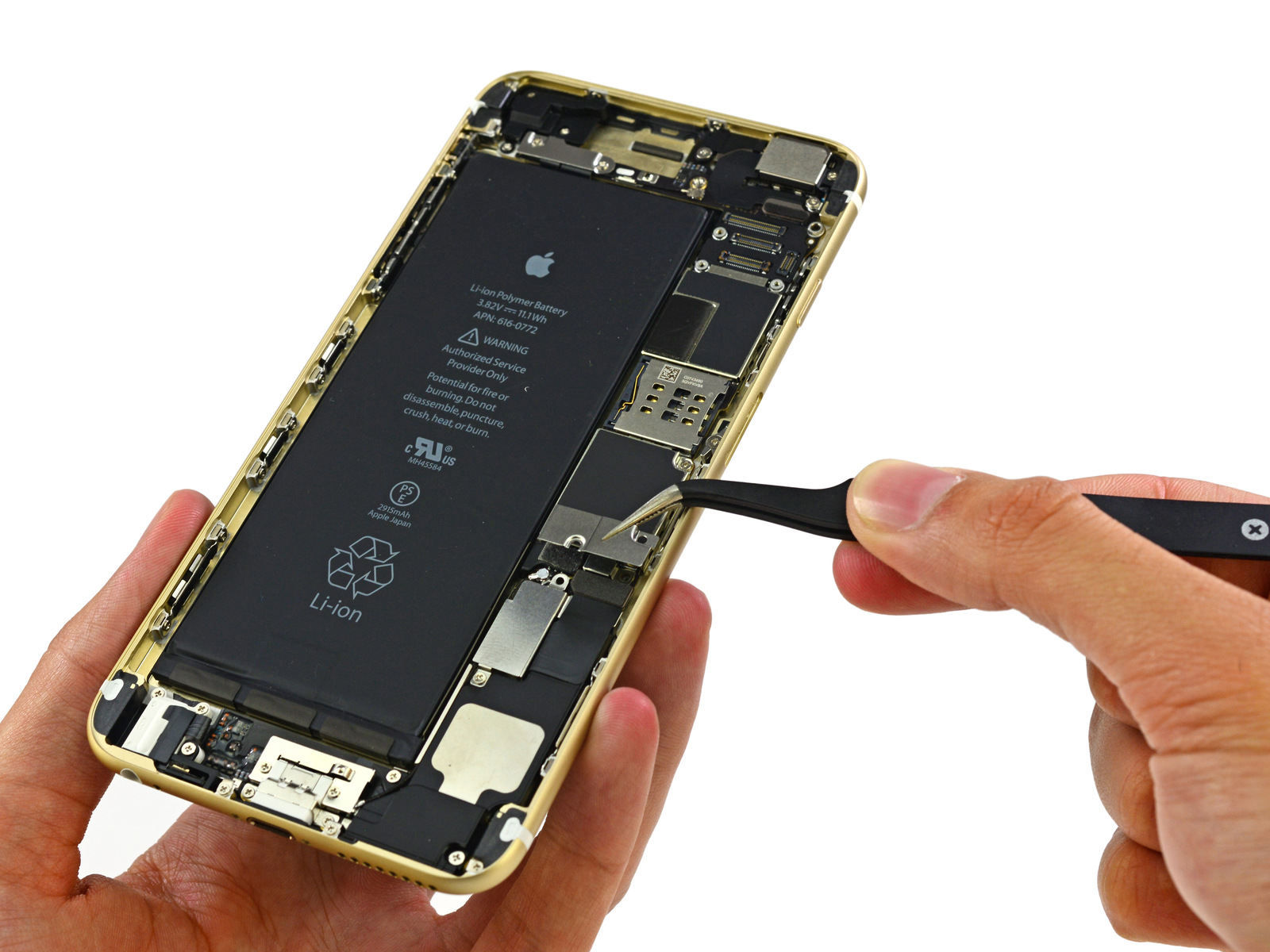 Iphone 6 robek terbuka: Sangat mudah diperbaiki 4