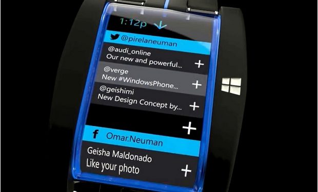 Lihat: Konsep jam tangan pintar Microsoft Lumia