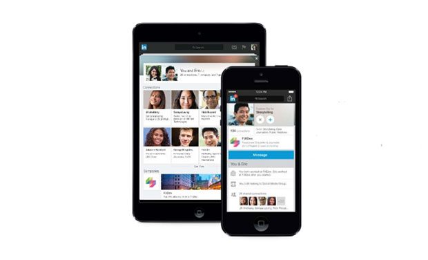 Linkedin mobilapp för UI-uppgradering snart