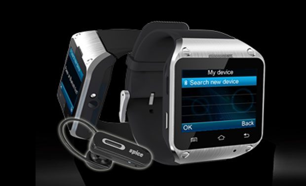The Spice smartwatch features a 1.5-inch display and dual-SIM capability