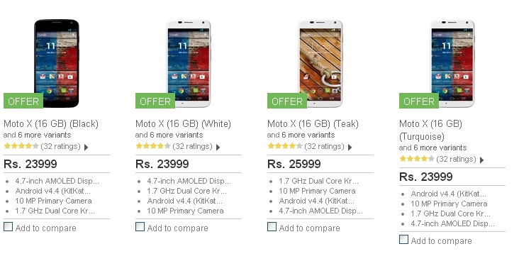 Moto X diluncurkan di India, varian 16GB dijual seharga Rs 23.999 3
