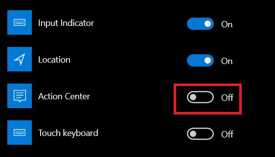 Sửa lỗi 'Action Center Greyed Out on Windows 10 'Số phát hành (2021)