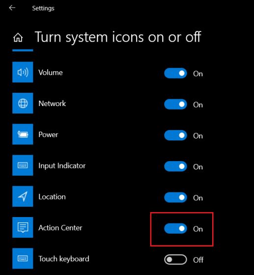 Sửa lỗi 'Action Center Greyed Out on Windows 10 'Số phát hành (2021)