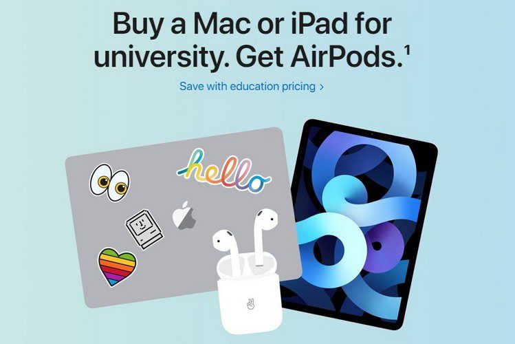 Cách nhận AirPods miễn phí khi mua iPad, MacBook hoặc các thiết bị khác Apple Thiết bị ở Ấn Độ